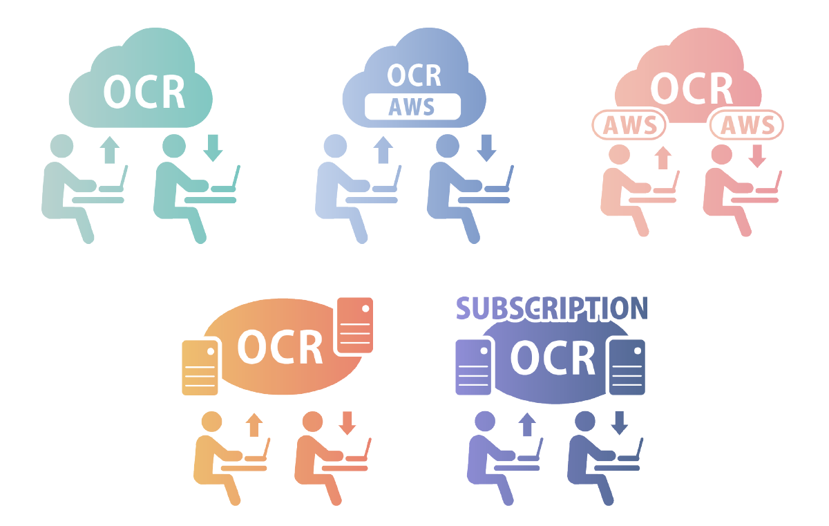 AI-OCRのサービス形態にはクラウド型とオンプレミス型がある