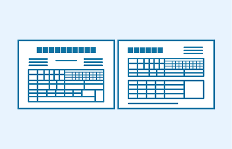 メーカーごとに異なるフォーマット