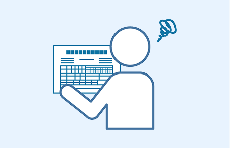 フォーマットが複雑で読み取りにくい