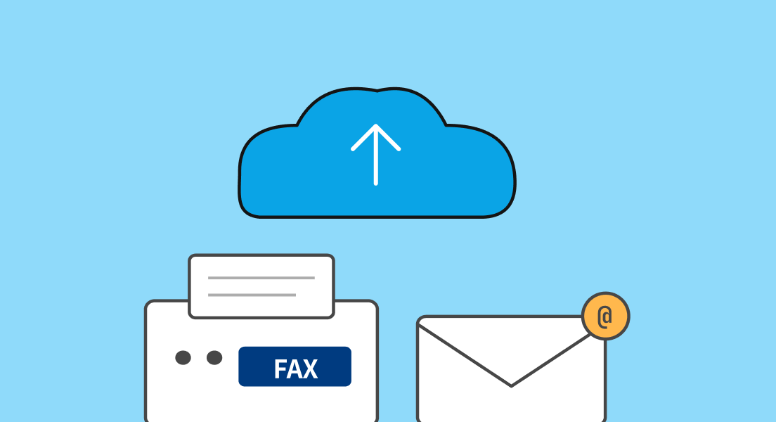 FAX・メールからの自動アップロードイメージ